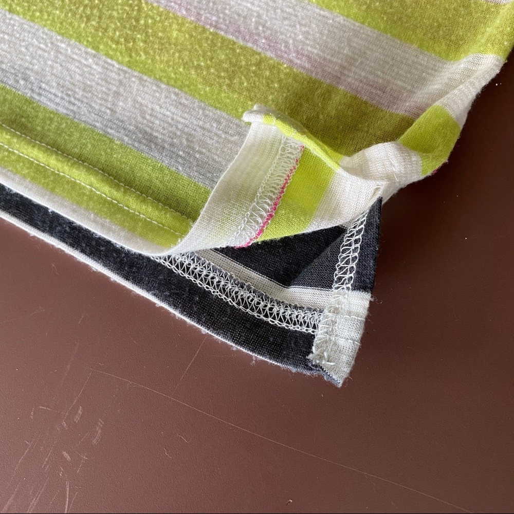 Striped thin sheer tee - Picture 13 of 15